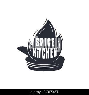 Gewürz-Küche-Logo Stock Vektor