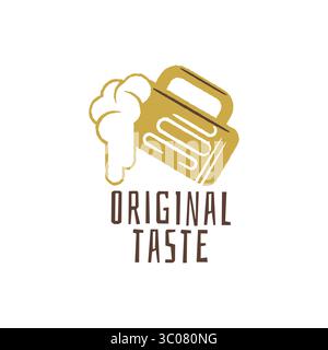 Logo Für Schaumbier Stock Vektor