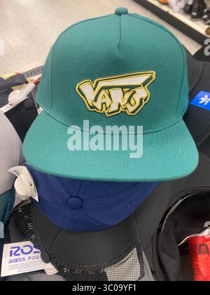 Downtown Nashville, Tennessee, zeigt Skyline der Stadt, Straßen, Graffiti, Street Art und Architektur; fotografiert während des Besuchs von Five Points Einheimischen. Stockfoto