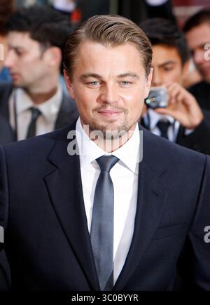 Leonardo DiCaprio bei der Uraufführung von 'Inception' in London - 08. Juli 2010 Stockfoto
