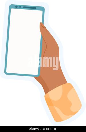 Aufkleber Für Handgriffe Des Telefons Stock Vektor