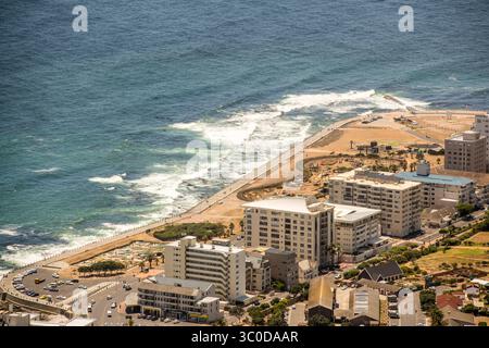 Januar 2018 - Kapstadt, Westkap, Südafrika - erhöhter Blick auf die Tafelbucht an der Küste von Kapstadt, Südafrika (Bild: © Edwin Remsberg / Vwpics/VW Pics Via ZUMA Wire) Stockfoto