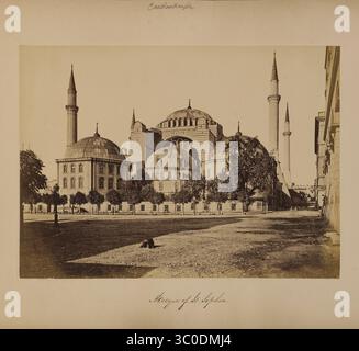 August 2018 – Istanbul, Istanbul, Türkei – Moschee der Heiligen Sophia, Istanbul, Türkei, 1860er Jahre (Bild: © JT Vintage/Glasshouse Via ZUMA Wire) Stockfoto