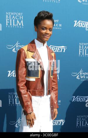 11. November 2018 - Newport Coast, CA, USA - LOS ANGELES - 11. November: Letitia Wright beim 10 Actors to Watch & Newport Beach Film Festival Fall Honors im Resort at Pelican Hill am 11. November 2018 in Newport Coast, CA (Kreditbild: © Kathy Hutchins Via ZUMA Wire) Stockfoto