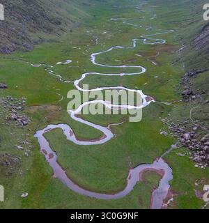 Landschaft im Aguas Tuertas Tal im Naturpark Western Täler. Region La Jacetania. Huesca. Aragonien. Spanien. Europa. Stockfoto