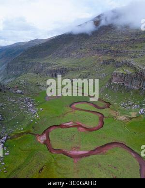 Landschaft im Aguas Tuertas Tal im Naturpark Western Täler. Region La Jacetania. Huesca. Aragonien. Spanien. Europa. Stockfoto