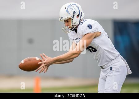 24. November 2018: Der alte Dominion Monarchs-Punter Bailey Cate (96) schlägt im 3. Viertel eines NCAA-Fußballspiels zwischen den Old Dominion Monarchs und den Rice Owls im Rice Stadium in Houston, Texas. Rice gewann das Spiel 27 zu 13...Trask Smith/CSM(Credit Image: &Copy; Trask Smith/CSM via ZUMA Wire) Stockfoto
