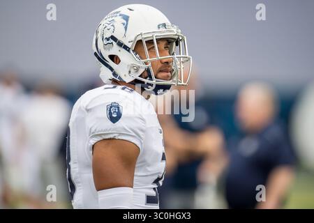 24. November 2018: Old Dominion Monarchs Safety Parrish Gordon (38) während des 1. Viertels eines NCAA-Fußballspiels zwischen den Old Dominion Monarchs und den Rice Owls im Rice Stadium in Houston, Texas. Rice gewann das Spiel 27 zu 13...Trask Smith/CSM(Credit Image: &Copy; Trask Smith/CSM via ZUMA Wire) Stockfoto