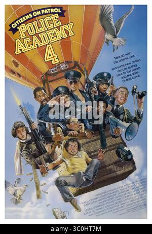 CITIZENS ON PATROL: POLICE ACADEMY 4 (1987) – ORIGINALTITEL: POLICE ACADEMY 4: CITIZENS ON PATROL, REGIE: JIM DRAKE. Beschreibung: WARNER BROTHERS / Album Stockfoto