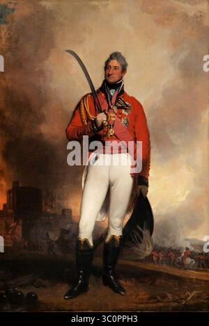 Martin Archer Shee (1769–1850) – Generalleutnant Sir Thomas Picton (1758–1815) – 1992,0033 – Guildhall. Stockfoto