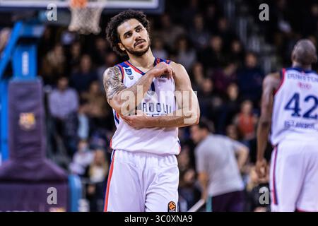 27. Dezember 2018 - Barcelona, Barcelona, Spanien - Shane Larkin, Nummer 0 von Anadolu Efes Istanbul während des EuroLeague Basketballspiels zwischen dem FC Barcelona Lassa und Anadolu Efes Istanbul am 27. Dezember 2018 im Palau Blaugrana in Barcelona, Spanien. (Kreditbild: © AFP7 via ZUMA Wire) Stockfoto
