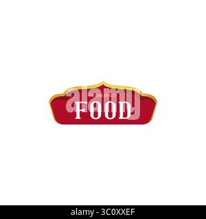 Design Des Logos Für Lebensmittelprodukte. Geeignet für Landwirtschaft, Bio-Lebensmittel, Lebensmittel, natürliche Ernte, Babynahrung Stock Vektor