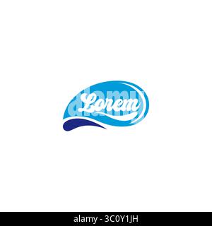 Design des Logos für Lebensmittel- oder Getränkeprodukte. Geeignet für Getränke, Landwirtschaft, Bio-Lebensmittel, Lebensmittel, natürliche Ernte Stock Vektor