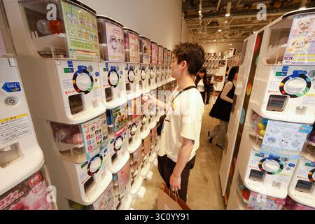 SPIELZEUGLADEN FÜR KAPSELN SHIBUYA TOKYO Stockfoto