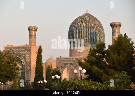 Das Amir Temur Mausleum in Samarkand, Usbekistan Stockfoto