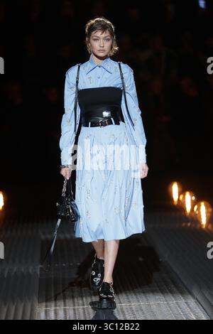 Prada Fashion Show, MFW Herren Herbst Winter 2019-20, Mailand, Italien, 13. Januar 2019 (Bild: © Canio Romaniello/Soevermedia via ZUMA Press) Stockfoto