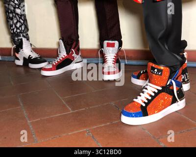 Philipp Plein Backstage MFW Herren Herbst Winter 2019-20, Mailand Italien, 11. Januar 2019 (Foto: © Lucia Sabatelli/Soevermedia via ZUMA Press) Stockfoto