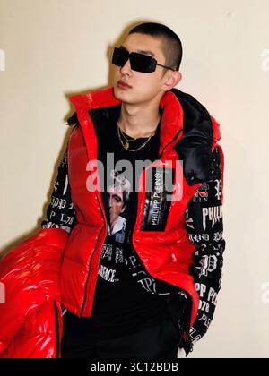 Philipp Plein Backstage MFW Herren Herbst Winter 2019-20, Mailand Italien, 11. Januar 2019 (Foto: © Lucia Sabatelli/Soevermedia via ZUMA Press) Stockfoto