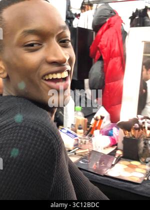 Philipp Plein Backstage MFW Herren Herbst Winter 2019-20, Mailand Italien, 11. Januar 2019 (Foto: © Lucia Sabatelli/Soevermedia via ZUMA Press) Stockfoto