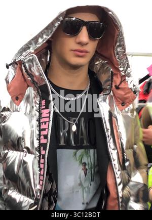 Philipp Plein Backstage MFW Herren Herbst Winter 2019-20, Mailand Italien, 11. Januar 2019 (Foto: © Lucia Sabatelli/Soevermedia via ZUMA Press) Stockfoto