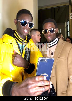 Philipp Plein Backstage MFW Herren Herbst Winter 2019-20, Mailand Italien, 11. Januar 2019 (Foto: © Lucia Sabatelli/Soevermedia via ZUMA Press) Stockfoto