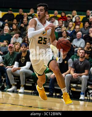 12. Januar 2019 San Francisco, CA USA San Francisco Wächter Jordan Ratinho (25) fährt während des NCAA Men's Basketball Spiels zwischen Gonzaga Bulldogs und den San Francisco Dons 83-96 Lost am war Memorial Gymnasium San Francisco Kalifornien zum Korb Thurman James/CSM(Credit Image: &Copy; Thurman James/CSM via ZUMA Wire) Stockfoto