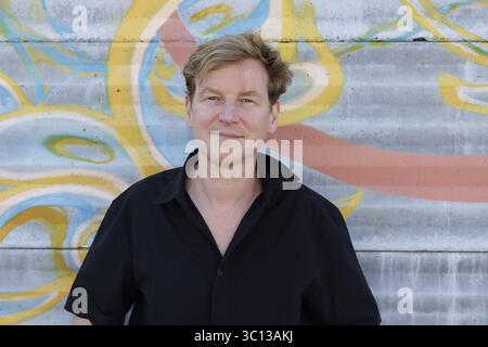 Turin, Italien, 17. Mai 2025. Der niederländische Schriftsteller und Journalist Olivier Van Beemen Stockfoto