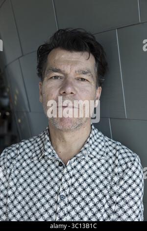 Turin, Italien, 17. Mai 2025. Niederländischer Autor für junge Leser Marc ter Horst Stockfoto