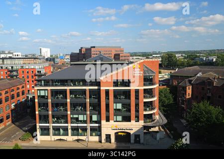 Hauptsitz der Leeds Building Society, Sovereign Square, Leeds, Großbritannien Stockfoto