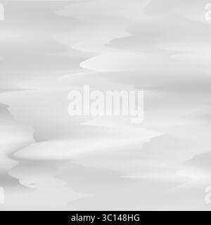 Glatter weißer abstrakter Hintergrund mit sanft fließenden Kurven und dezenten Verläufen für elegante, minimalistische Präsentationen oder modernes Design Stock Vektor