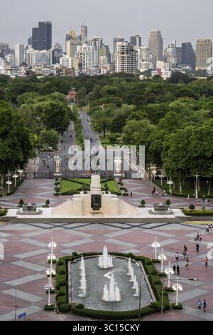 Skyline Lumpini Park, Bangkok, Thailand Stockfoto