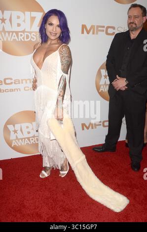 Januar 2019 - Los Angeles, CA, USA - LOS ANGELES - 17. JAN: Foxxy bei den XBIZ Awards 2019 im Westin Bonaventure Hotel am 17. Januar 2019 in Los Angeles, CA (Credit Image: © Kathy Hutchins Via ZUMA Wire) Stockfoto