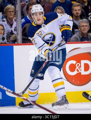 18. Januar 2019: Sabres Right Wing Tage Thompson (72) im NHL-Spiel zwischen den Buffalo Sabres und den Vancouver Canucks in der Rogers Arena in Vancouver, Kanada. Dom Gagne/CSM(Kreditbild: &Copy; Dom Gagne/CSM via ZUMA Wire) Stockfoto