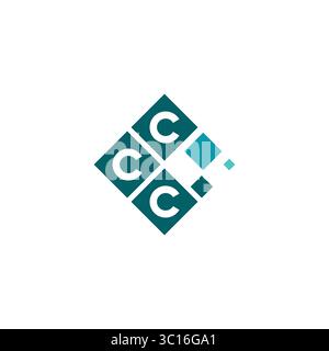 Logo mit Initialen und CCC-Letter. CCC-Logo-Design Initial Letter Monogramm Vektorbild Stock Vektor