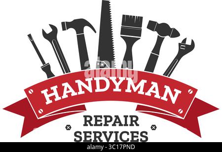 Abbildung des Logos „Reparaturen“ Stock Vektor