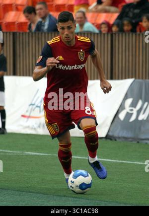 Februar 2019 - Real Salt Lake Mittelfeldspieler Damir Kreilach #8 beim Pacific Rim Cup Spiel zwischen Real Salt Lake und Iwaki FC im Aloha Stadium in Honolulu , HI - Michael Sullivan/CSM(Credit Image: &Copy; Michael Sullivan/CSM via ZUMA Wire) Stockfoto