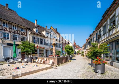 Altstadt von Gernsbach, Deutschland Stockfoto