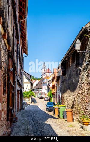 Altstadt von Gernsbach, Deutschland Stockfoto