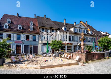 Altstadt von Gernsbach, Deutschland Stockfoto