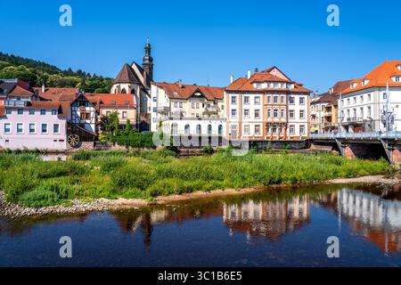 Altstadt von Gernsbach, Deutschland Stockfoto