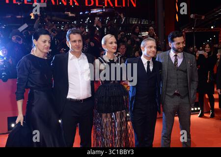 10. Februar 2019 - Berlin, Deutschland - (L-R) Aglika Dotcheva, Yuval Adler, Diane Kruger, Martin Freeman und CAS Anvar kommen bei der Premiere von „The operative“ während des 69. Internationalen Filmfestivals Berlinale Berlin am 10. Februar 2019 im Berlinale Palace in Berlin (Credit Image: © Famous/Ace Pictures via ZUMA Press) Stockfoto