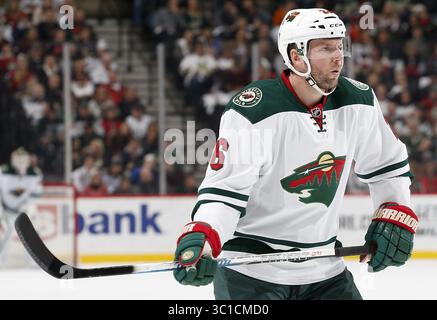 21. Dezember 2015: St. Paul, MN, USA – Minnesota Wild Thomas Vanek (26). - 21. Dezember 2015, St. Paul, MN, Xcel Energy Center, NHL, Minnesota Wild vs. Dallas Stars (Kreditbild: Carlos Gonzalez/Minneapolis Star Tribune/TNS via ZUMA Wire) Stockfoto