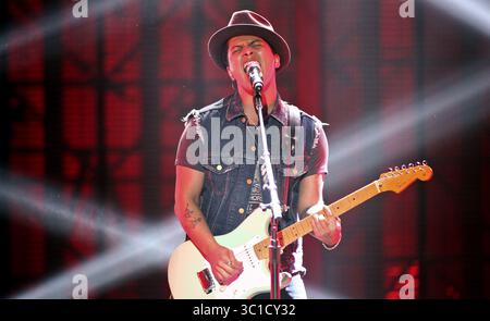 Mai 2011 - Minneapolis, MN, USA - â€¢ ST. PAUL 05/25/11 Bruno Mars und Janelle Monae traten im Roy Wilkins Auditorium AUF AUF DIESEM FOTO Bruno Mars im Roy Wilkins Auditorium auf. (Kreditbild: Kyndell Harkness/Minneapolis Star Tribune/TNS via ZUMA Wire) Stockfoto