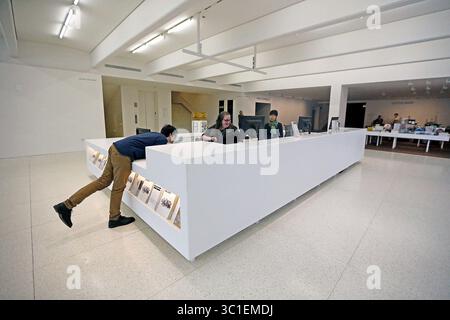 November 2016 - Minneapolis, MN, USA - neuer Eingang zum Walker Art Center am Vineland Place, Dienstag, 15. November 2016 in Minneapolis, MN. (/STAR TRIBUNE) (Bild: Elizabeth Flores/Minneapolis Star Tribune/TNS via ZUMA Wire) Stockfoto