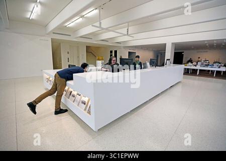 November 2016 - Minneapolis, MN, USA - neuer Eingang zum Walker Art Center am Vineland Place, Dienstag, 15. November 2016 in Minneapolis, MN. (/STAR TRIBUNE) (Bild: Elizabeth Flores/Minneapolis Star Tribune/TNS via ZUMA Wire) Stockfoto