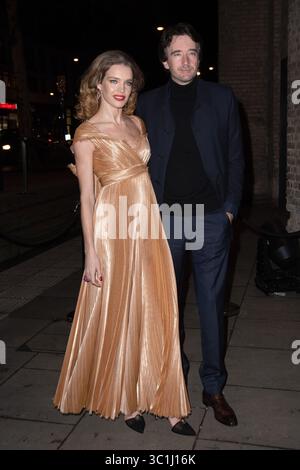 18. Februar 2019 - London, New York, Vereinigtes Königreich Großbritannien und Nordirland - Natalia Vodianova und Antoine Arnault kommen am 18. Februar 2019 zur Fabulous Fund Fair im Roundhouse in London, England (Credit Image: © Famous/Ace Pictures via ZUMA Press) Stockfoto
