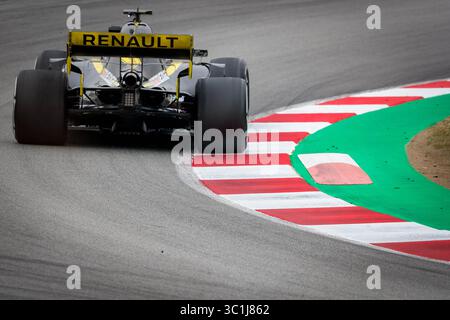 20. Februar 2019 - Montmelo, Barcelona, Katalonien, Spanien - Nico Hulkenberg vom Renault F1 Team am Morgen der dritten Reise der F1 Testtage in Montmelo. (Foto: © Javier Martinez de La Puente/SOPA Bilder via ZUMA Wire) Stockfoto