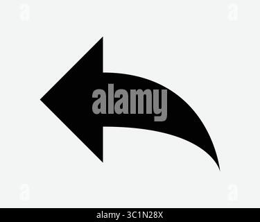 Zurück Zurück Zurück Zurück Zurück Zuvor Vor Cursor-Punkt Zeiger Weiter Navigieren Nach Westen Neben Gestensymbol Zeichensymbol Schwarzweiß Illustrationsdiagramm Stock Vektor