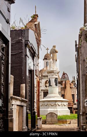 Der Friedhof La Recoleta in Buenos Aires in Argentinien Stockfoto
