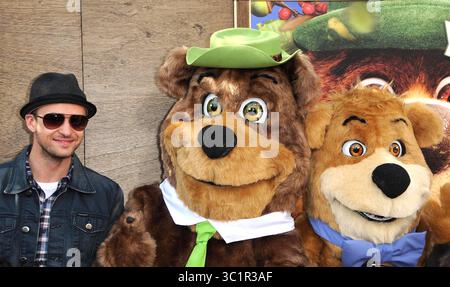 Justin Timberlake bei der „Yogi Bear“-Premiere im Westwood Village Theater in Los Angeles - 11. Dezember 2010 Stockfoto